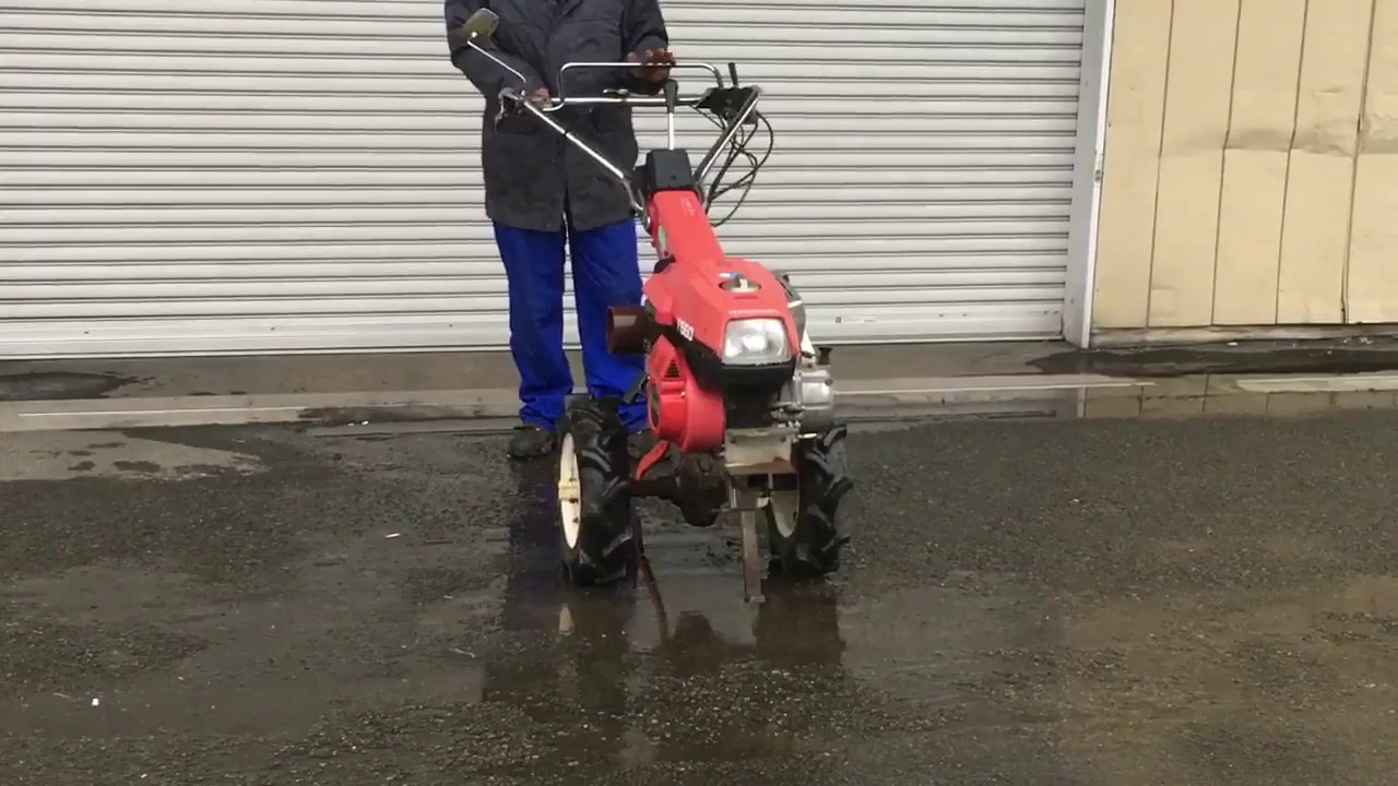 ホンダ 5.5馬力 耕運機 F660 使ってみました - YouTube