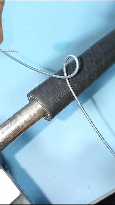 Make your own strong hose clamp with wire #shorts #diy #clamp #skills