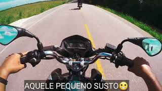 ACOMPANHANDO A CB 500F, SÓ QUE NÃO KKKKK @Eduardo_gsx-s750 🤜🤛🙅‍♂️ TBT#motovlog #roledemoto