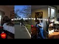 My winter morning routine