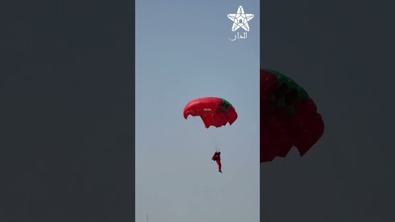 عروض رائعة لفرقة المظليين بمناسبة عيد العرش على ضفاف ابي رقراق