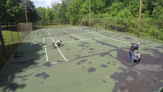 Tennis Court Resurfacing  Private Court | Lexington, NC