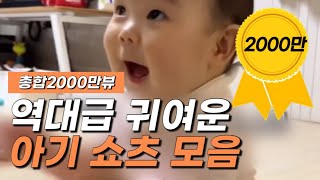 효도 뽕뽑고 있는 귀여운 아기 성장 영상 모음 TOP10 cute korean baby shorts