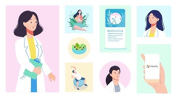 Explainer Video | Animated Explanation Pregstar for Fitterfly - 7 Frames Studio