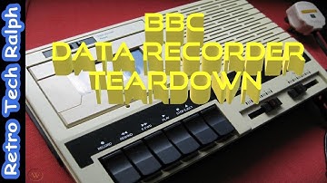 BBC Data Recorder Teardown Part 1