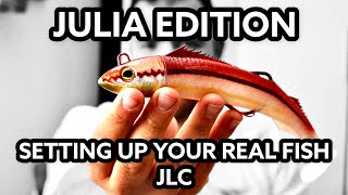 SETTING UP YOUR REAL FISH @jlclures7032  “JULIA”  Montando REAL FISH JLC