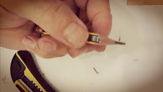 طريقة بري القلم الرصاص لرسم والتظليل