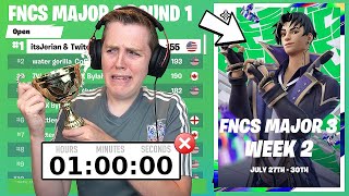 Can I Qualify For FNCS Finals... In 1 HOUR? (Fortnite)