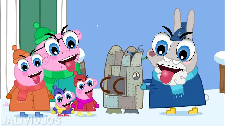Peppa Pig Grampy Rabbit's Jetpack But Silly Facial Expressions