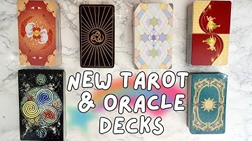 Cosy Tarot & Oracle Haul For Fellow Tarot Lovers 🐱New Cute & Magical Decks ⚔️