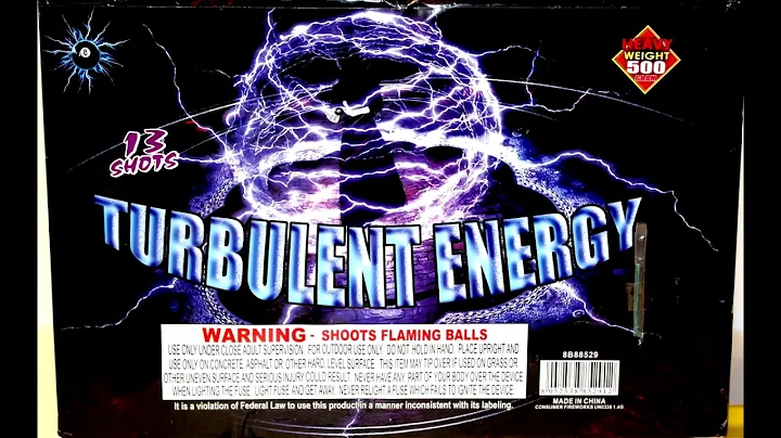 8 Ball Fireworks - Turbulent Energy