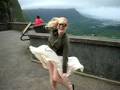 Chelse at Pali Lookout (Nuuanu Pali), Oahu, Hawaii