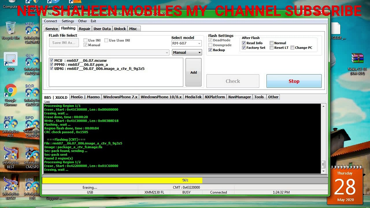 nokia c1 01 rm607 flash by infinity box best 2 29