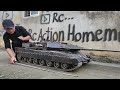 Review Tank rc 1/6, size and weight | rc action homemade