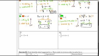 LT1A Notes2 - Solve Multi Step Equations Lecture