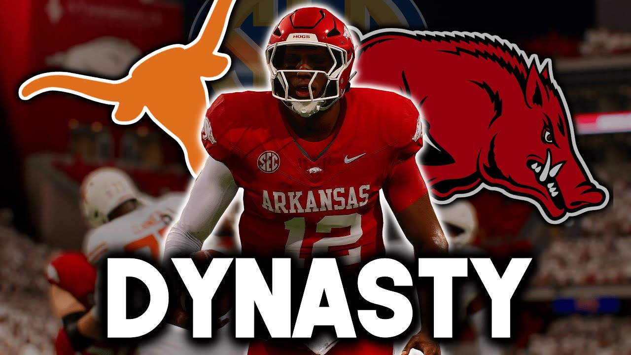 MASSIVE SEC Matchup | College Football 25 Arkansas Dynasty - YouTube