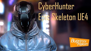 Cyberhunter Test Epic Skeleton with Advanced TPS Inventory Pack