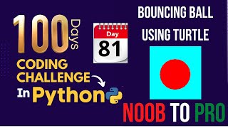 Celebrity Python 100 Days Coding Challenge | Day 80 Using turtle in Python | #python #coding #computerscience Profile