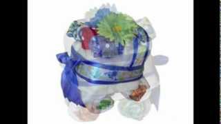 MiniBums Bamboo Cloth Diaper Stroller Baby Shower Gift