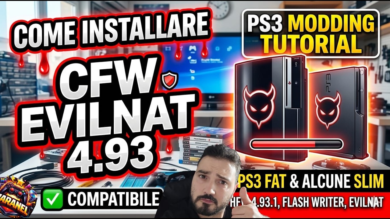 Come installare CFW Evilnat su PS3 4.93 ORIGINALE - FAT & SLIM ...