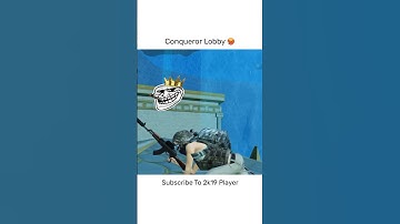 Conqueror Lobby 😱 | 2k19 Player | PUBG mobile | BGMI | Conqueror Player | Hacker Gameplay☠️