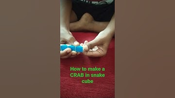 how to make a CRAB in snake cube