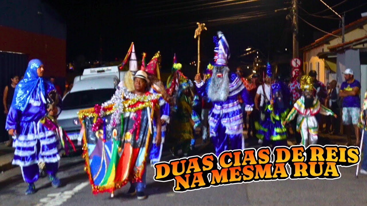 DUAS FOLIAS DE REIS NA MESMA RUA 2026 VARGINHA MG *Sagrado Coração De Maria  e São José*