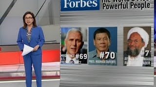 Forbes counts Duterte among World's Most Powerful