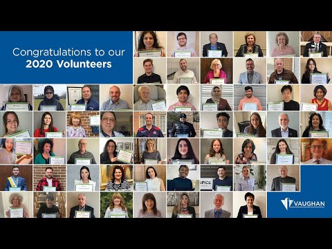 City of Vaughan Virtual Volunteer Recognition Awards 2021