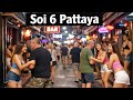 [4K] Soi 6 Pattaya Nightlife Thailand 16 April 2026