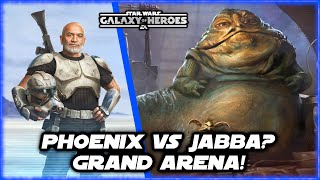 Climbing to Kyber in Grand Arena - Phoenix Are Fun!  Jabba is not.... Star Wars Galaxy of Heroes