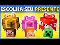 🟩 ESCOLHA SEU PRESENTE UM FILME MINECRAFT 🧊🎁 | #buuquiz #escolhaseupresente #quiz