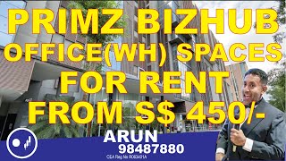 Primz Bizhub - 8 Office / Warehouse Spaces For Rent - From $450/- only