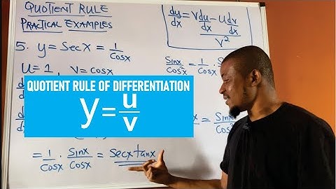 Quotient Rule |Rules of Differentiation| #RescueMathAcademy