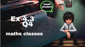 Quadratic equations | chapter 4 ex 4.3 Q4 in hindi | class 10 maths