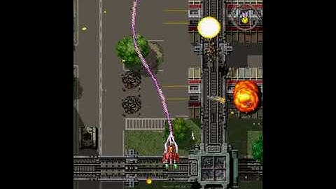 Raiden II New / Raiden DX (newer V33 PCB) (Raiden II EEPROM) [MAME] [shortplay]