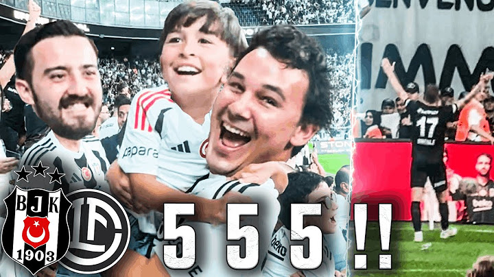GELENE 5 GİDENE 5 ARABADA 5 EVDE 15 BEŞİKTAŞ 5-1 LUGANO #beşiktaş