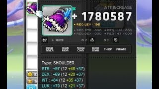 MapleStory Flaming Scarlet Shoulder!