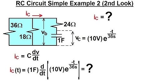 Electrical Engineering: Ch 8: RC & RL Circuits (8 of 43) RC Circuit: Simple Ex. 2 (2nd Look)