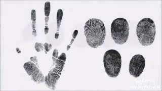 BabyRice Tutorial - How to make Adult Handprints and Fingerprints using Inkless Wipes and Cards