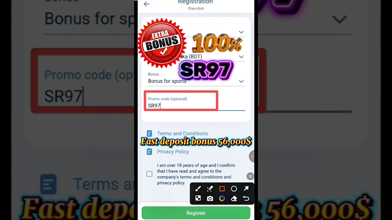 1xbet promo code | how to registration on 1xbet | promo code | fast deposit bonus 100% #1xbet #bonus