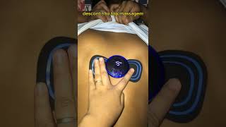 Mini massageador eletrico portatil cervical EMS Alivia dores corpo pernas costas pescoco