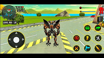 Lion Robot Car Transforming Games - Robot Shooting - Android Gameplay Part 6