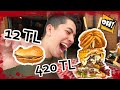 12 TL Hamburger vs 420 TL Hamburger