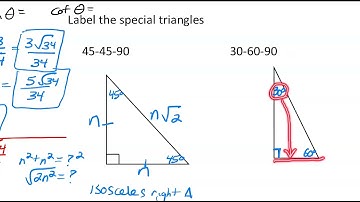 Right Triangle Trig Review