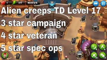 Alien Creeps TD Level 17 Without Any Extra Hero