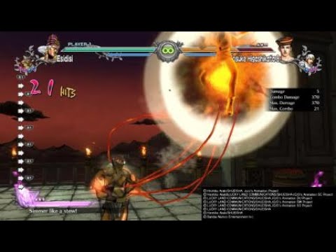 JoJo's Bizarre Adventure: All-Star Battle R Esidisi 37% 1 bar Pc  no assist combo Hard KD