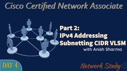 CCNA Day-4 Part-2 IPv4 Addressing | Subnetting | CIDR | VLSM