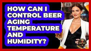 How Can I Control Beer Aging Temperature And Humidity? - The Pint Guy