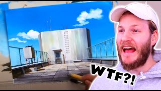 Illustrator REACTS to Famous Anime Background ARTISTS Painting